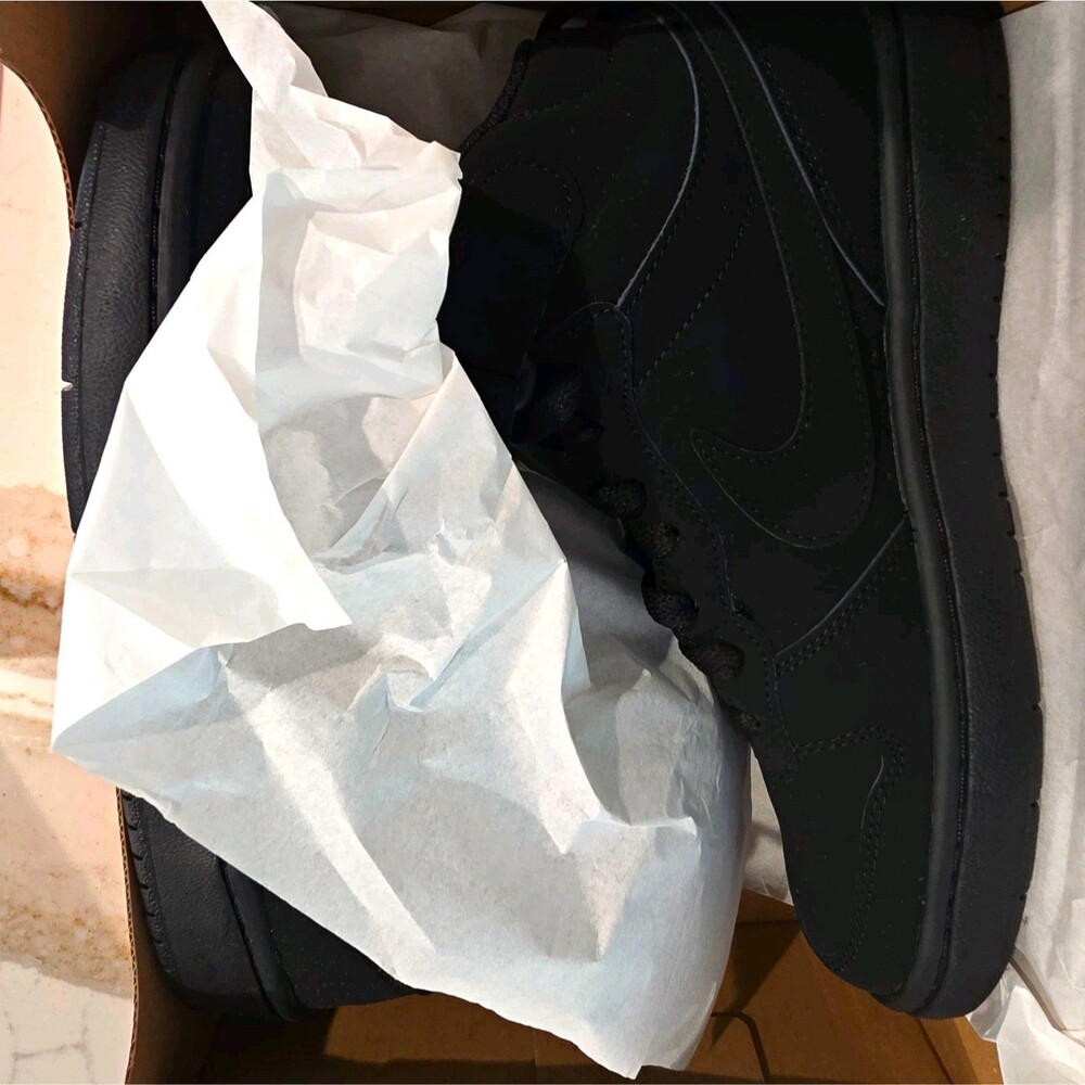 Nike Court Borough Mid 2 (GS) Black Mid Top Kids Sneaker US 5Y CW5867-001